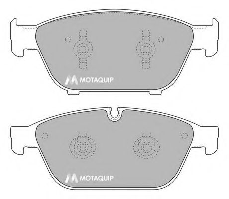 Тормозные колодки MOTAQUIP LVXL1709