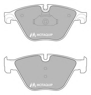Тормозные колодки MOTAQUIP LVXL1716