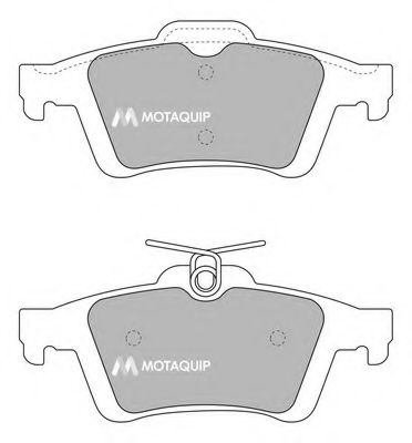 Тормозные колодки MOTAQUIP LVXL1720