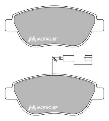 Тормозные колодки MOTAQUIP LVXL1719
