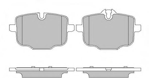 Тормозные колодки MOTAQUIP LVXL1685