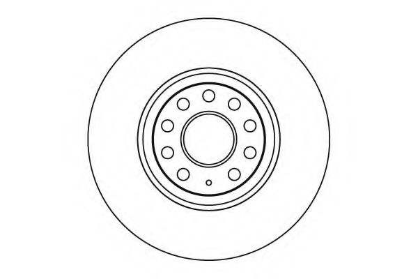 Тормозной диск MOTAQUIP LVBD1103