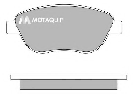 Тормозные колодки MOTAQUIP LVXL1007