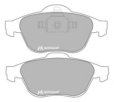 Тормозные колодки MOTAQUIP LVXL1008