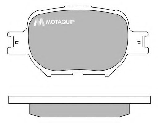 Тормозные колодки MOTAQUIP LVXL1011