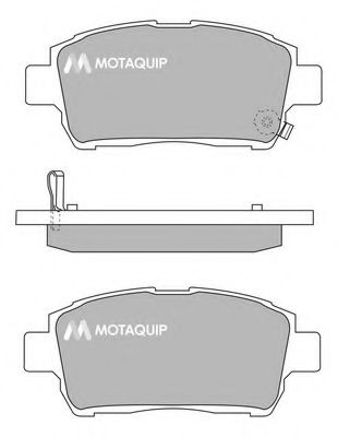 Тормозные колодки MOTAQUIP LVXL1012
