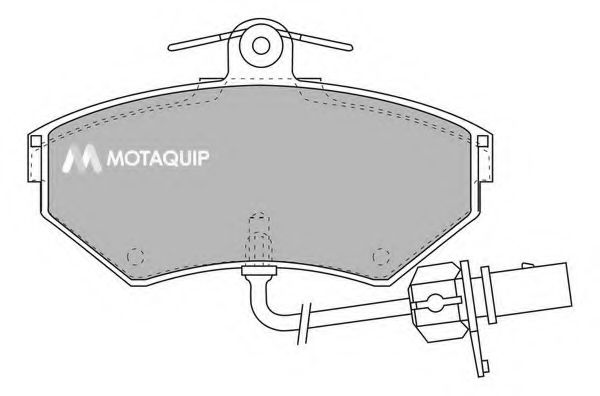 Тормозные колодки MOTAQUIP LVXL1016