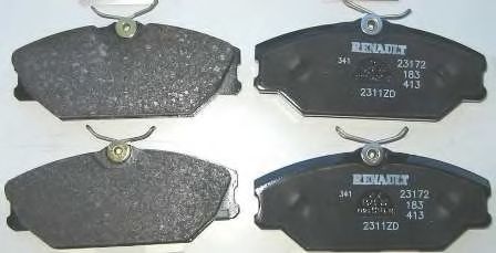 Тормозные колодки MOTAQUIP LVXL1028