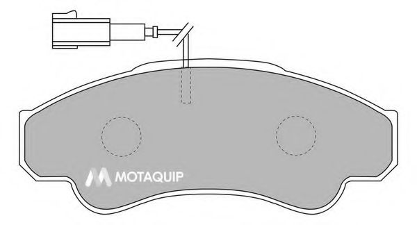 Тормозные колодки MOTAQUIP LVXL1034