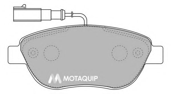 Тормозные колодки MOTAQUIP LVXL1040