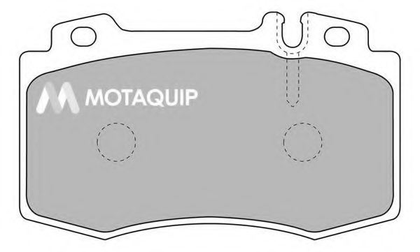 Тормозные колодки MOTAQUIP LVXL1073