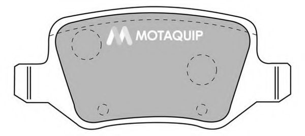 Тормозные колодки MOTAQUIP LVXL1077