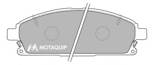 Тормозные колодки MOTAQUIP LVXL1085
