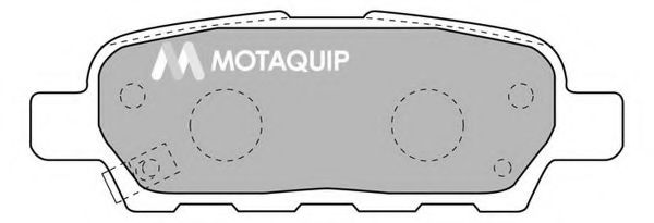 Тормозные колодки MOTAQUIP LVXL1086
