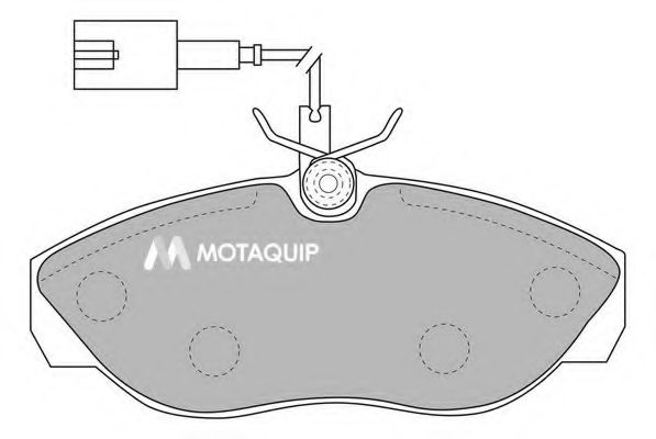 Тормозные колодки MOTAQUIP LVXL1091