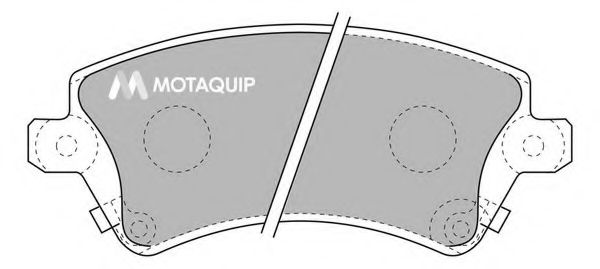 Тормозные колодки MOTAQUIP LVXL1105