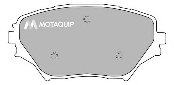 Тормозные колодки MOTAQUIP LVXL1109
