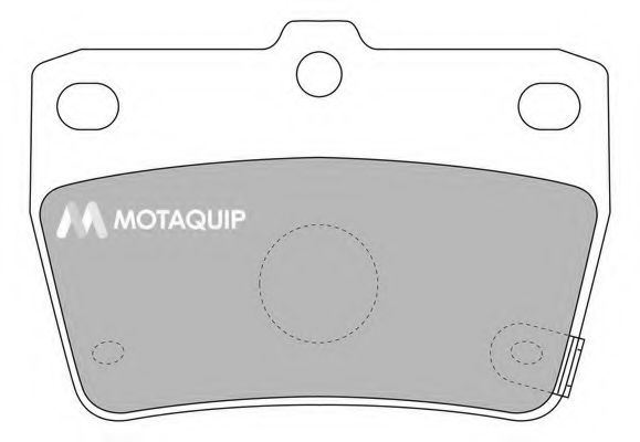 Тормозные колодки MOTAQUIP LVXL1110