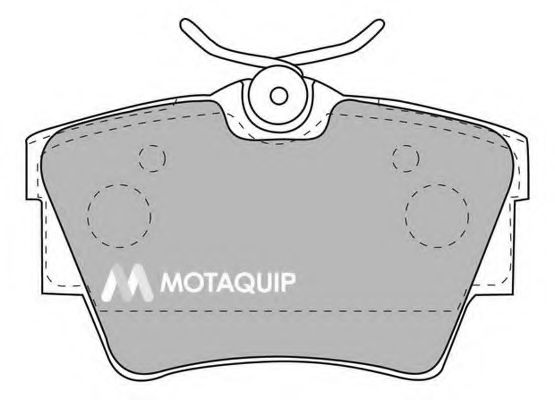 Тормозные колодки MOTAQUIP LVXL1123