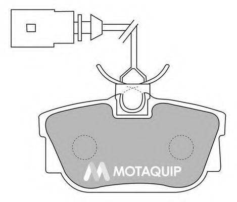 Тормозные колодки MOTAQUIP LVXL1134