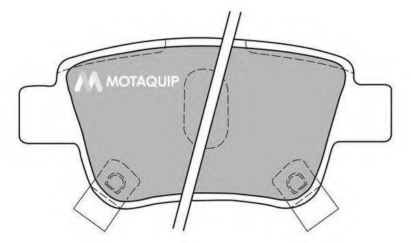 Тормозные колодки MOTAQUIP LVXL1137