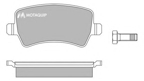 Тормозные колодки MOTAQUIP LVXL1356
