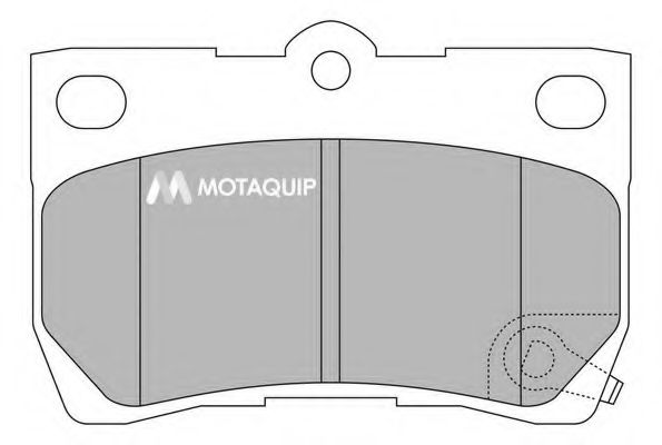 Тормозные колодки MOTAQUIP LVXL1361