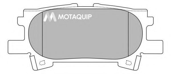 Тормозные колодки MOTAQUIP LVXL1367