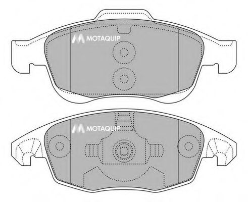 Тормозные колодки MOTAQUIP LVXL1372
