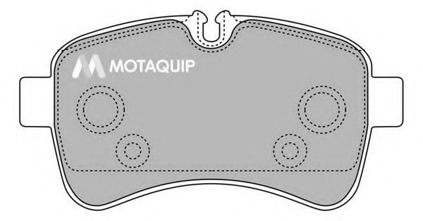 Тормозные колодки MOTAQUIP LVXL1379