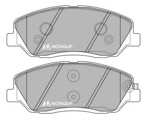 Тормозные колодки MOTAQUIP LVXL1388