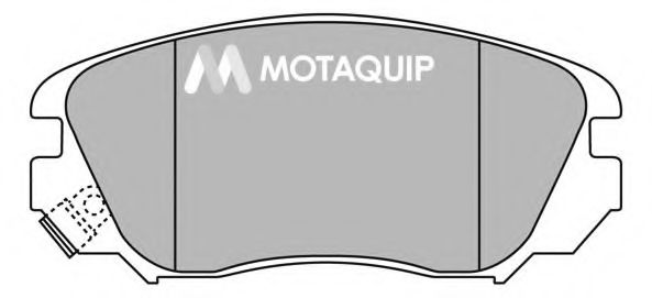 Тормозные колодки MOTAQUIP LVXL1393