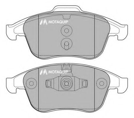 Тормозные колодки MOTAQUIP LVXL1396