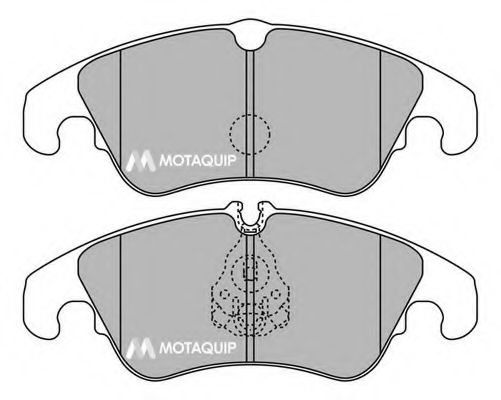 Тормозные колодки MOTAQUIP LVXL1401