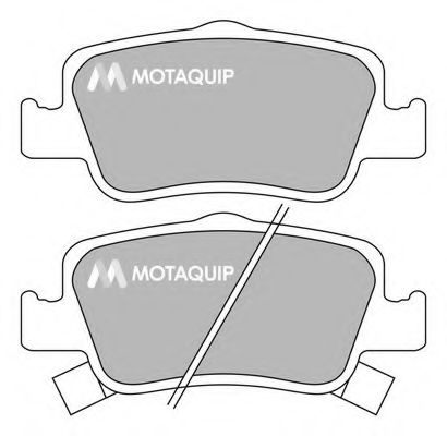 Тормозные колодки MOTAQUIP LVXL1406