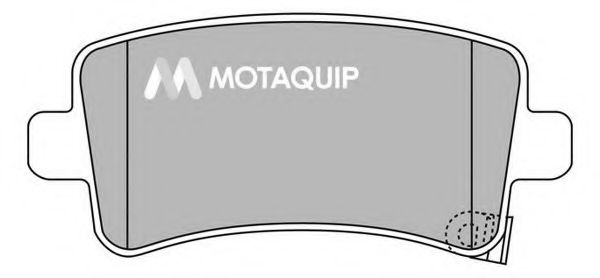 Тормозные колодки MOTAQUIP LVXL1408