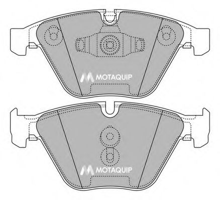 Тормозные колодки MOTAQUIP LVXL1411