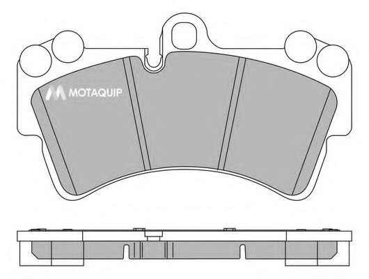 Тормозные колодки MOTAQUIP LVXL1429
