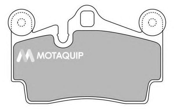 Тормозные колодки MOTAQUIP LVXL1433