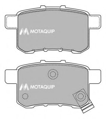 Тормозные колодки MOTAQUIP LVXL1448