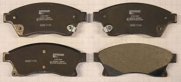 Тормозные колодки MOTAQUIP LVXL1624