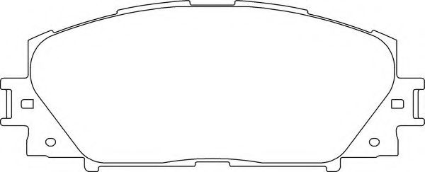 Тормозные колодки MOTAQUIP LVXL1634