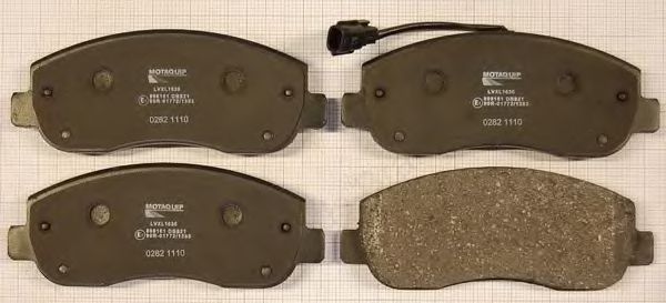 Тормозные колодки MOTAQUIP LVXL1636