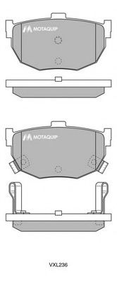 Тормозные колодки MOTAQUIP LVXL236