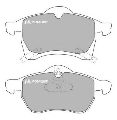 Тормозные колодки MOTAQUIP LVXL286