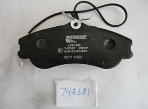 Тормозные колодки MOTAQUIP LVXL352