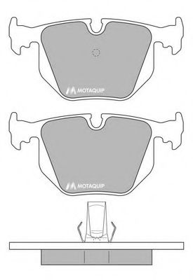 Тормозные колодки MOTAQUIP LVXL501