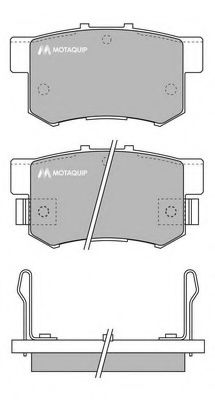 Тормозные колодки MOTAQUIP LVXL550 Тормозные колодки MOTAQUIP LVXL550