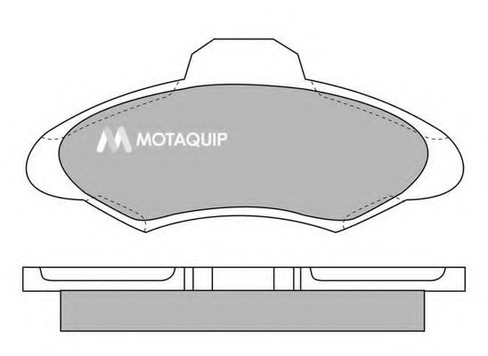 Тормозные колодки MOTAQUIP LVXL563