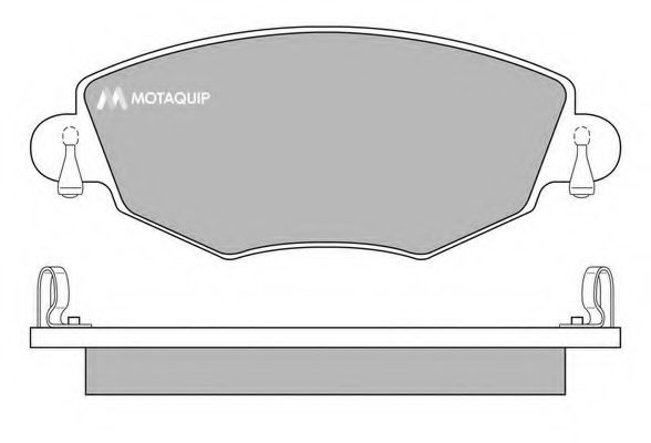 Тормозные колодки MOTAQUIP LVXL650